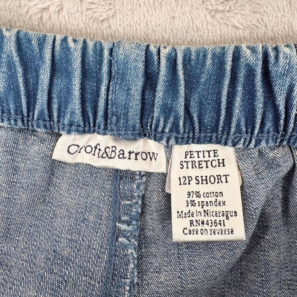 Croft & Barrow Jeans Womens 12P (29x26) Short Straight Leg Comfort Waist Petite - Picture 8 of 9